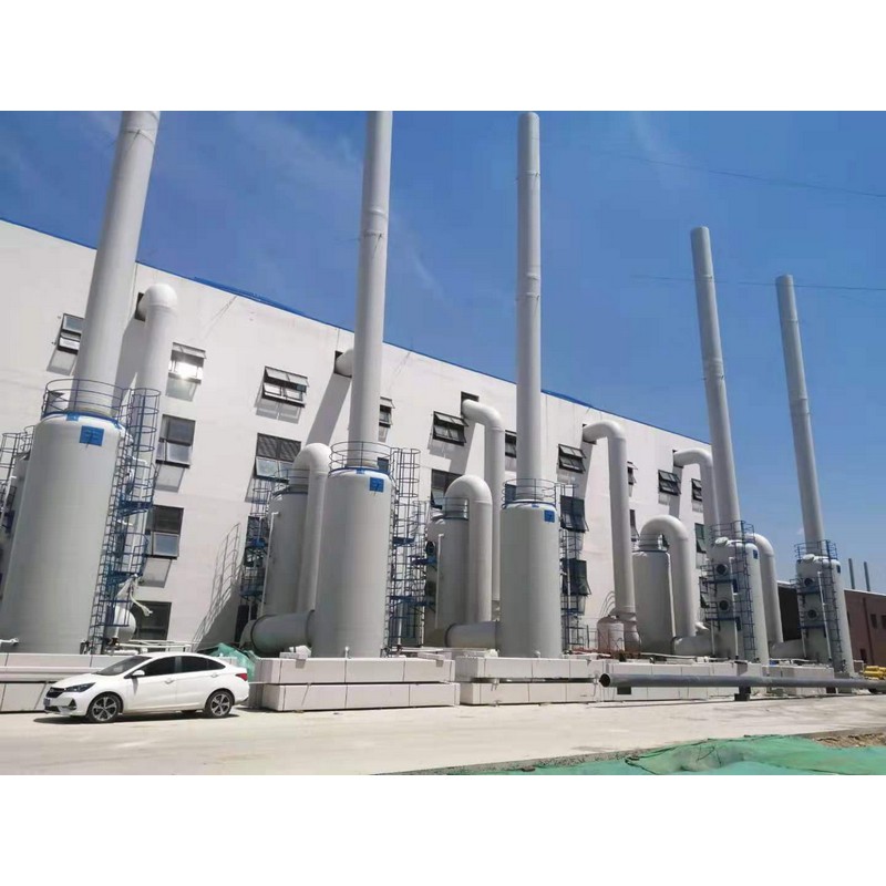 Nitrile Glove Production Line and Exhaust Gas Absorption System