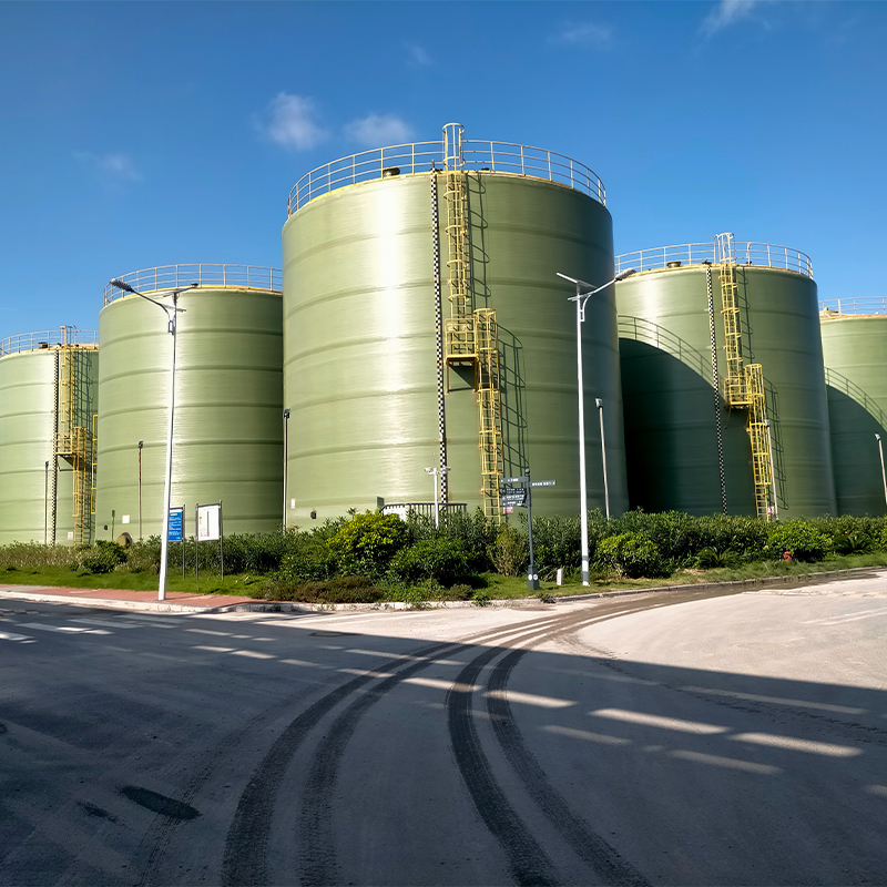 FRP on-site winding tanks