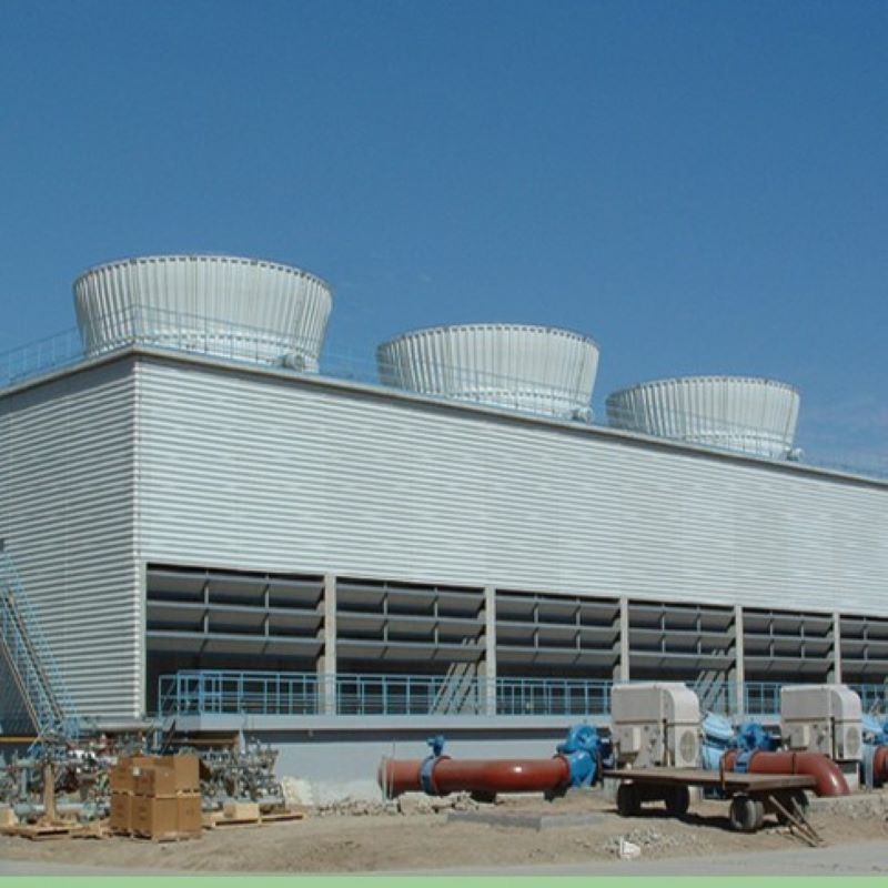 Square cooling towers